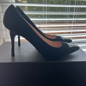 J.Crew Suede Pumps w/Patent Cap Toe - Size 7